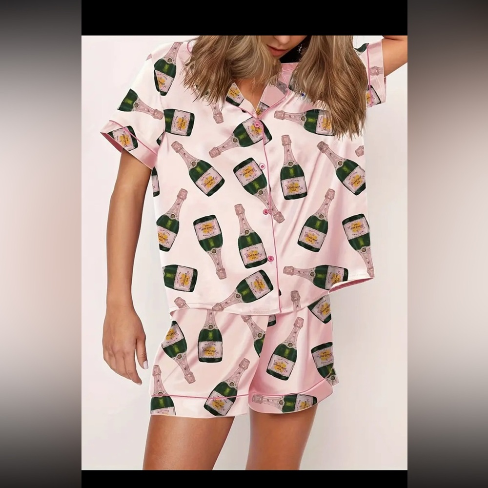 Pink Champagne Pajama Set
